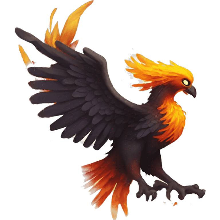 phoenix rising from ashes emoji