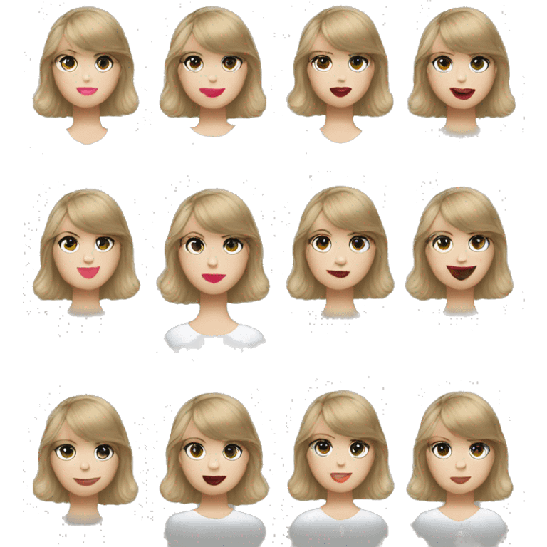 Taylor Swift in her 1989 era emoji