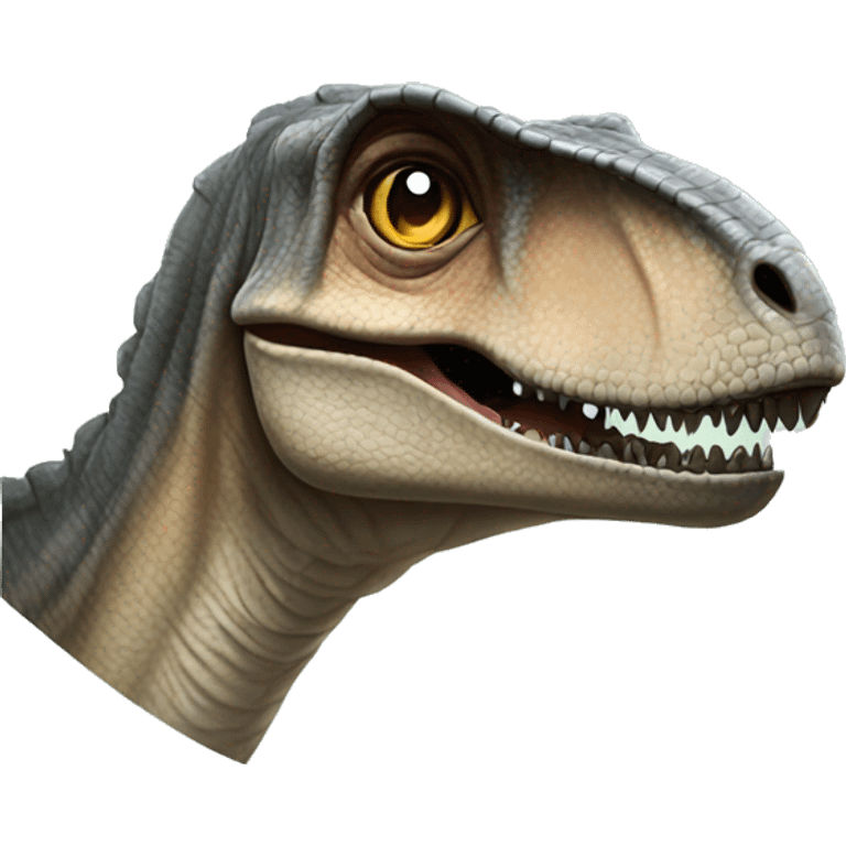 jurassic park raptor smiling  emoji