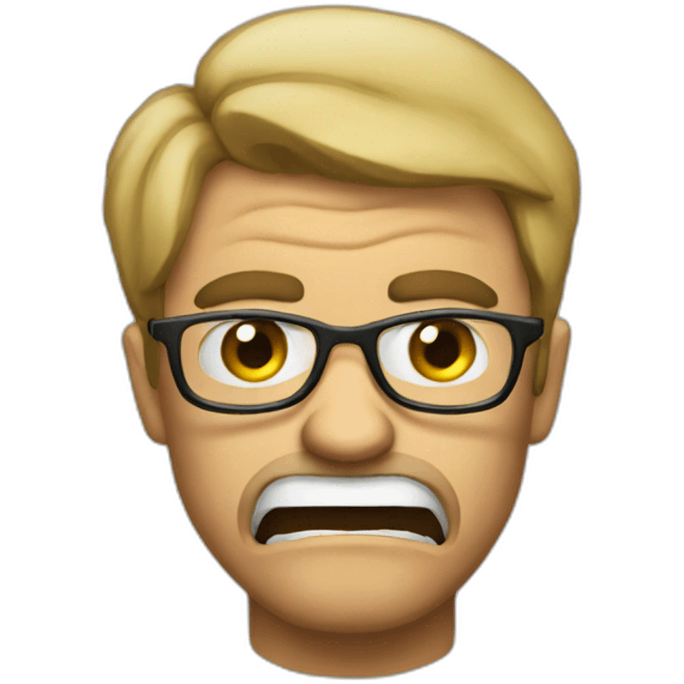 Angry teacher emoji