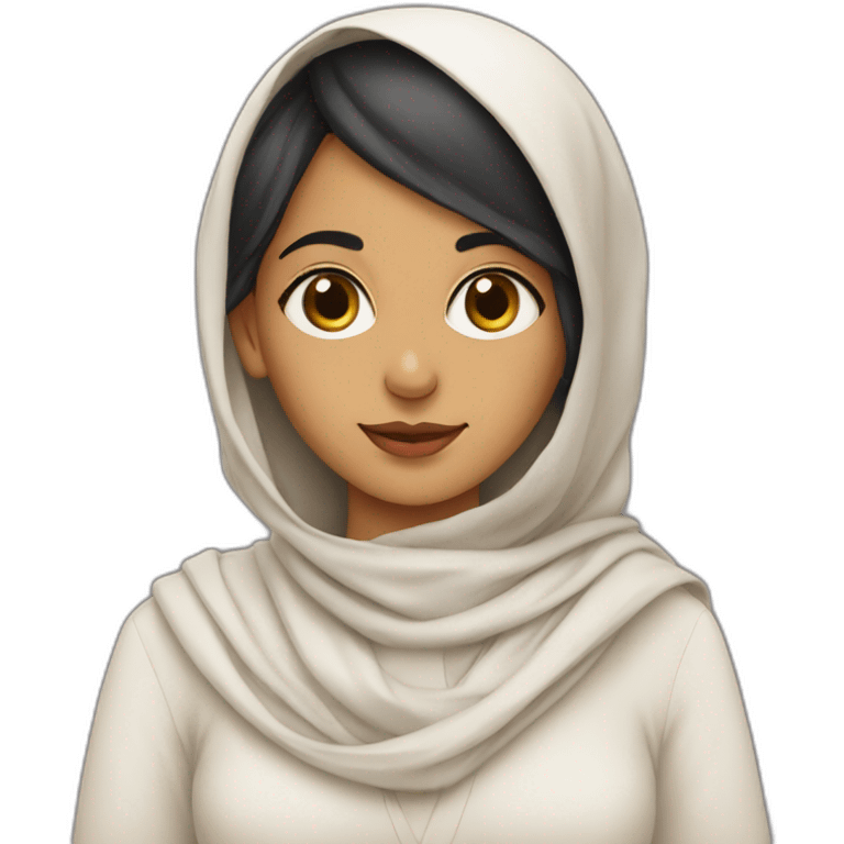 Saudi girl as farida zaman emoji