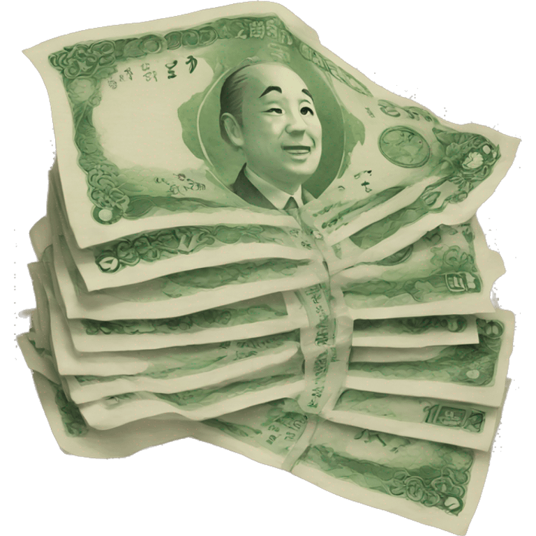 japan paper money emoji