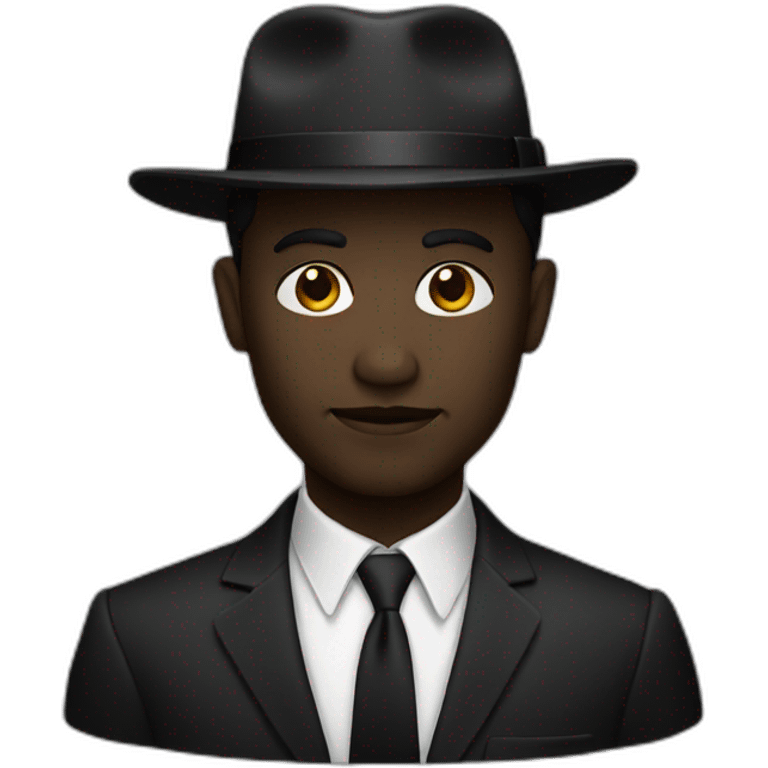 Un noir emoji