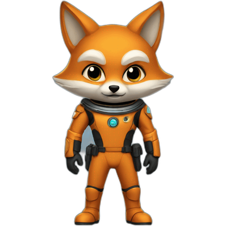 bad fox space rangers emoji