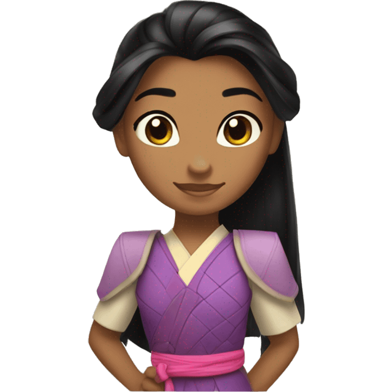 Mulan and Rapunzel  emoji