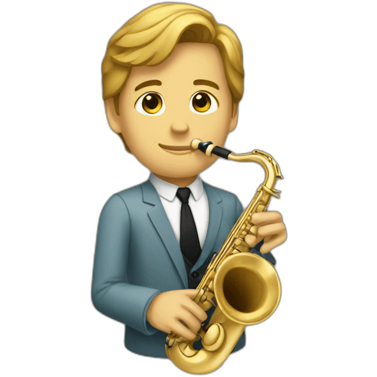 Joseph Smith jr playing the saxophone emoji