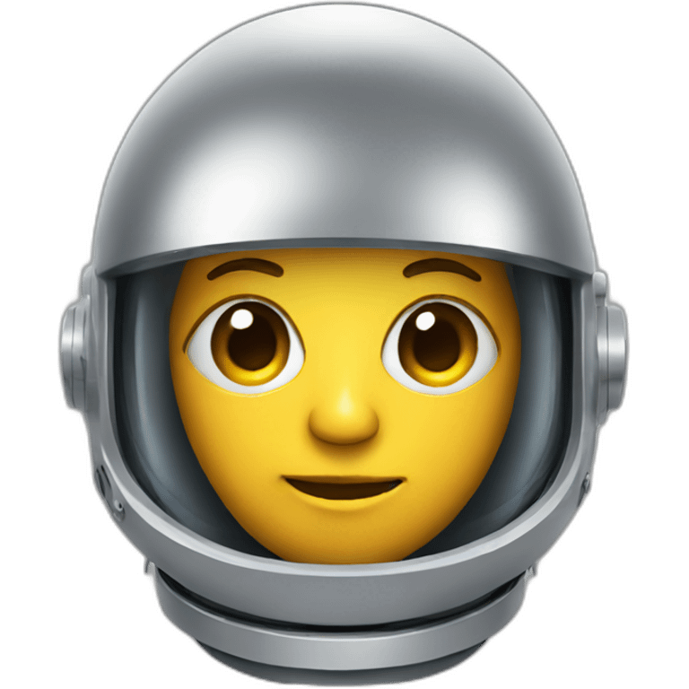 astronaut robot head emoji