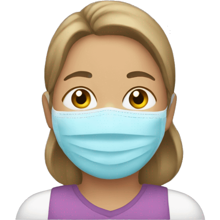 Mom taking mask emoji