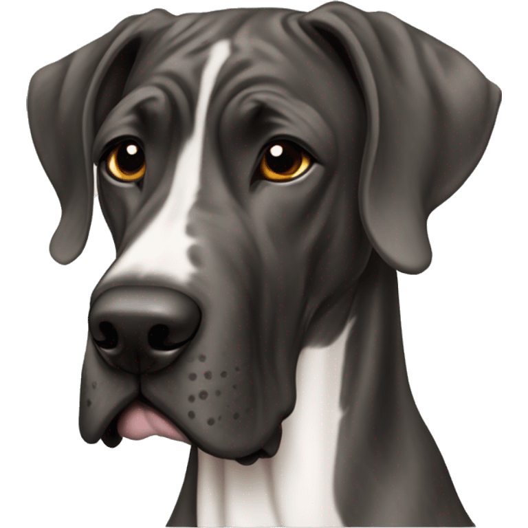 Brindle color, Great dane dog emoji