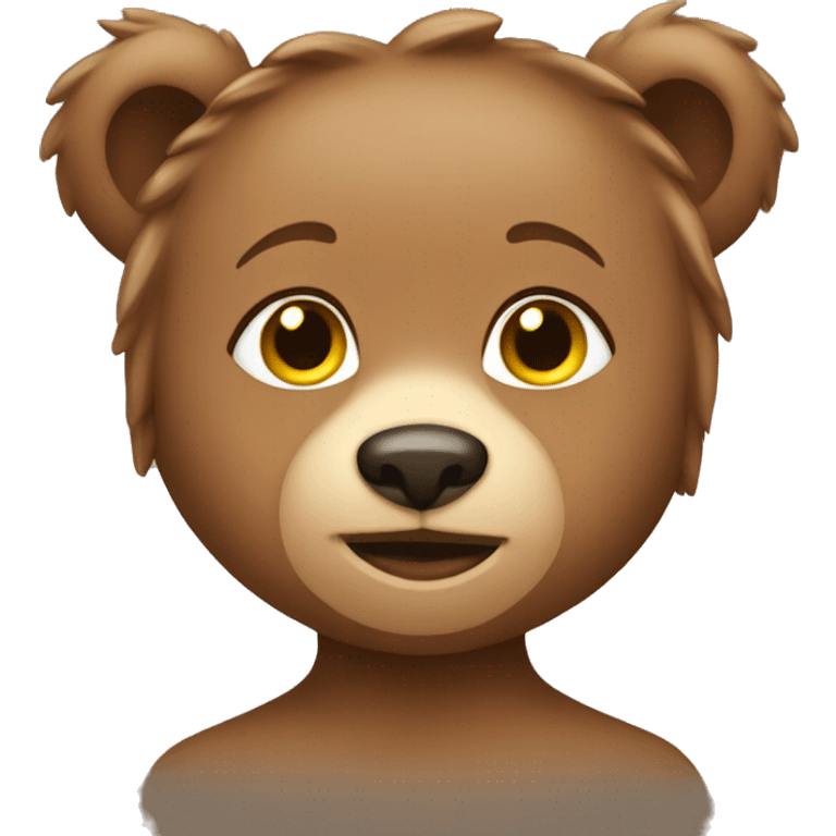 Female bear emoji