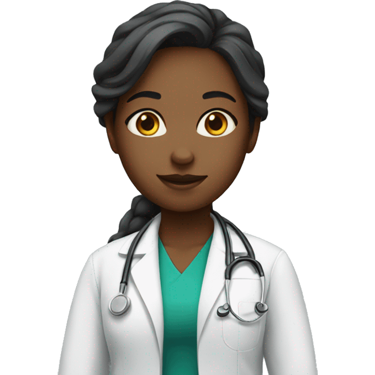 girl doctor emoji