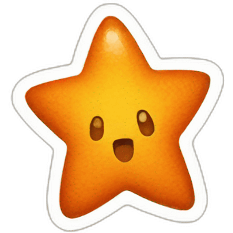 orange star emoji