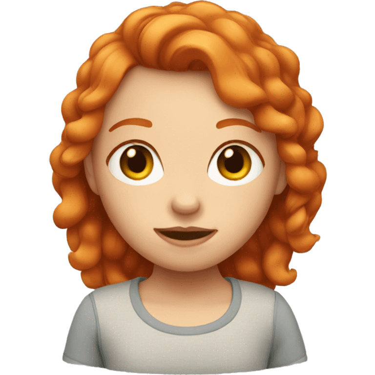 ginger girl emoji