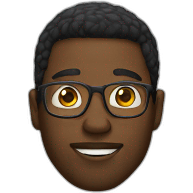 black guy programmer emoji