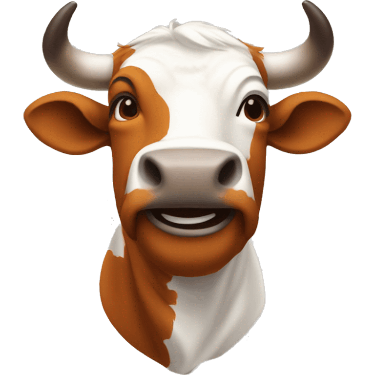 UT Austin’s bevo smiling emoji