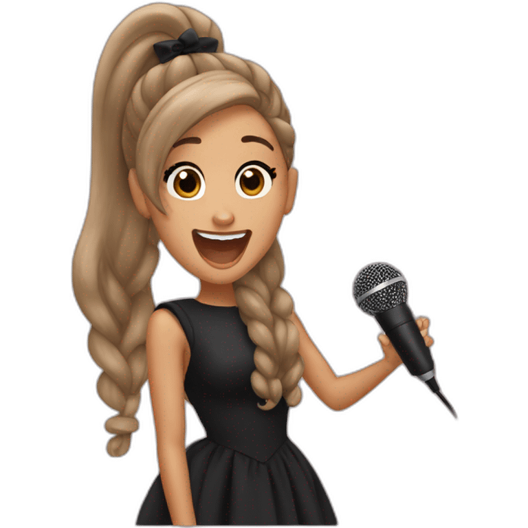 ariana-grande-singing emoji