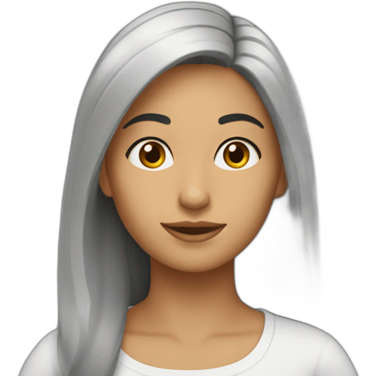 Mujer-mira-relij emoji