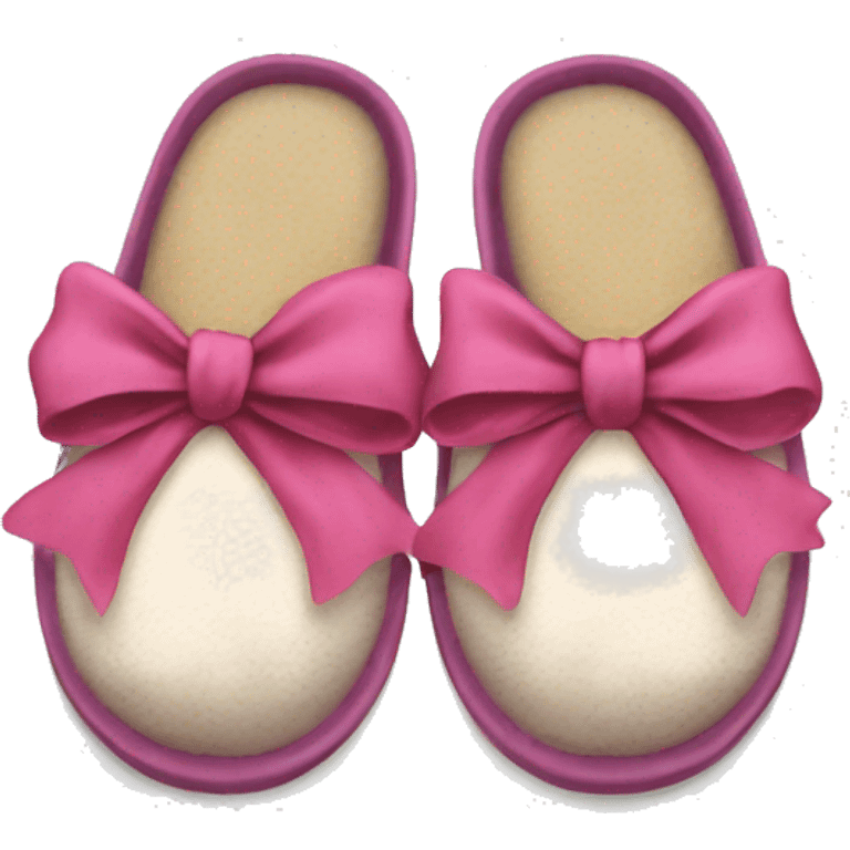 Slippers with bows emoji