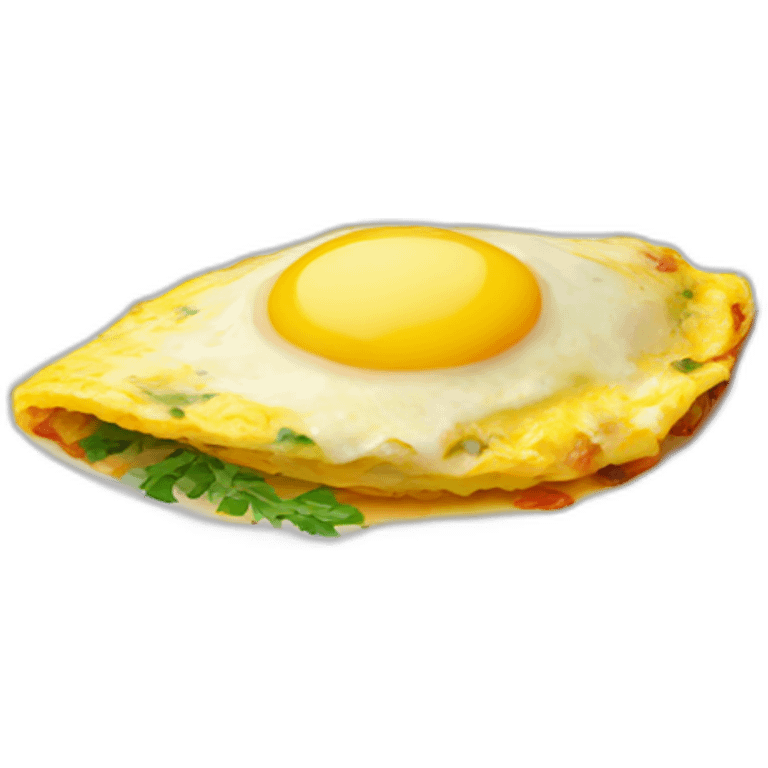 Half boil omlette emoji