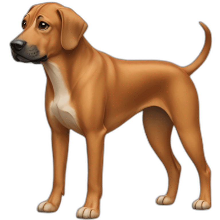 Dog Canine Rhodesian Rigdeback Full-height emoji