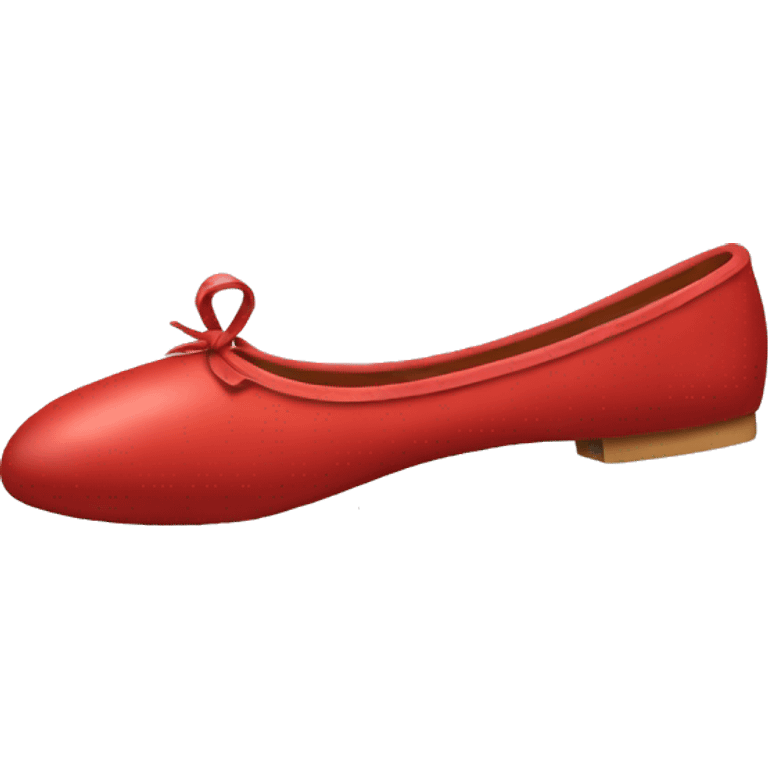 Red ballet shoes emoji