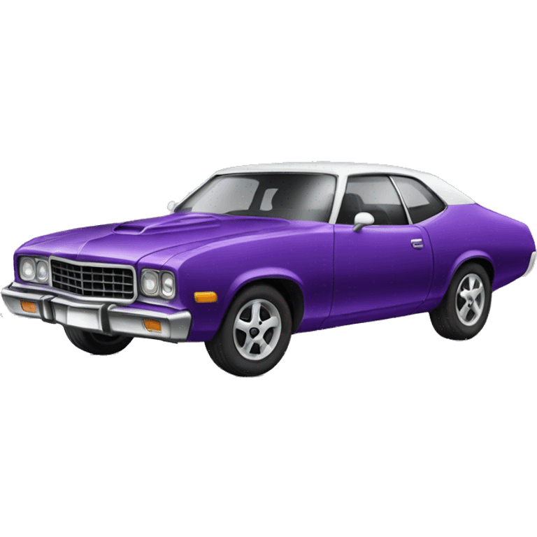 Carro morado emoji