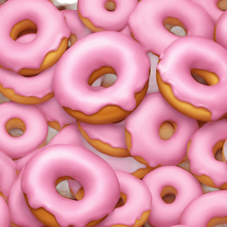 pastel pink donut emoji