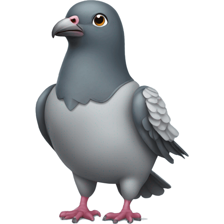 Superhero pigeon emoji