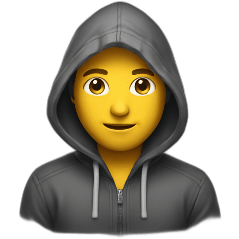 Developer with hoodie emoji