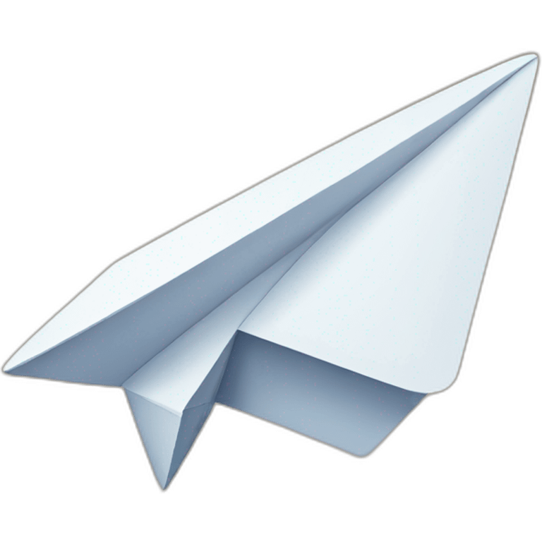 Flying Paper Airplane Icon emoji