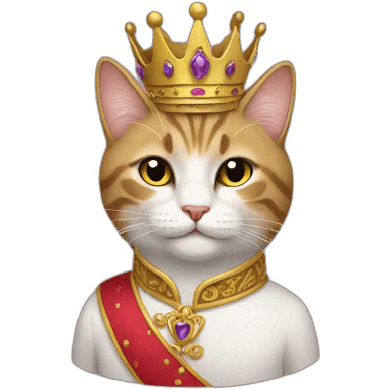 Cat dressed like a prince  emoji