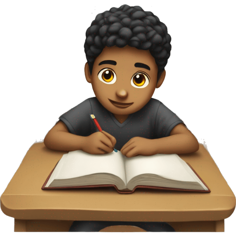 apy hispanicten boy studying emoji