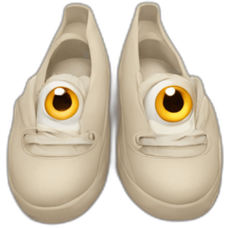 Shoes with eyes emoji