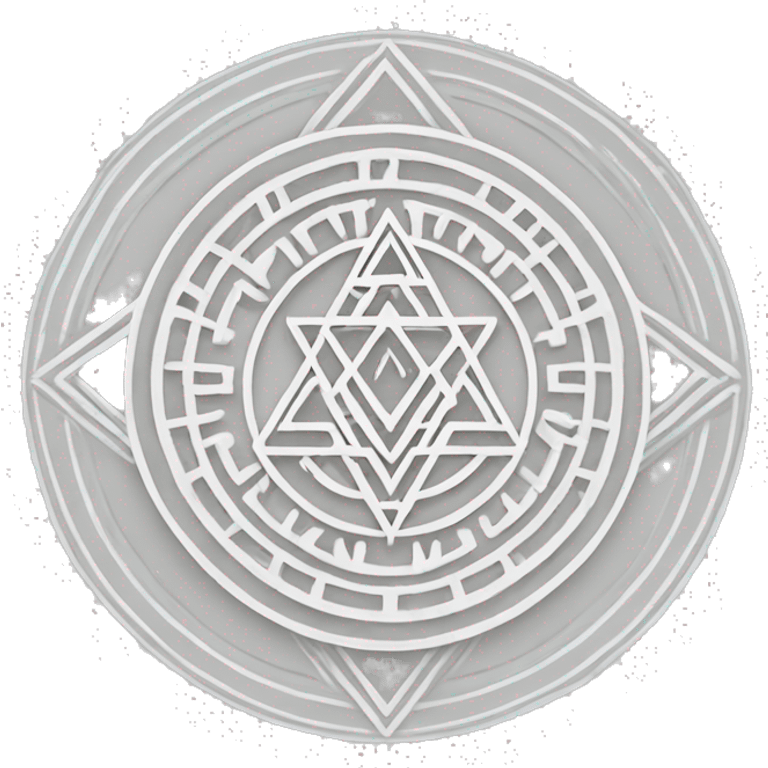 sri yantra white emoji