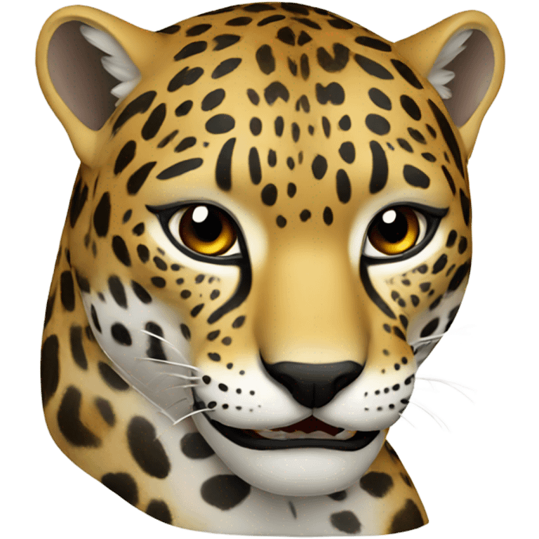 Drunk jaguar emoji