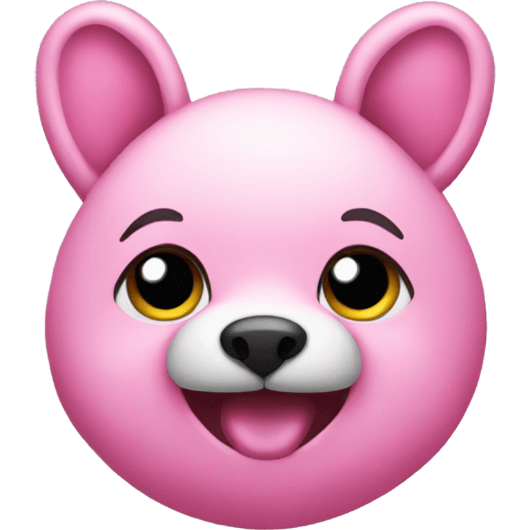 Pink christmas animal emoji