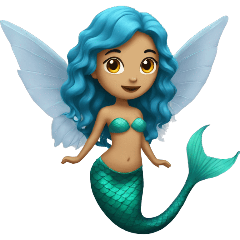 A mermaid with wings emoji