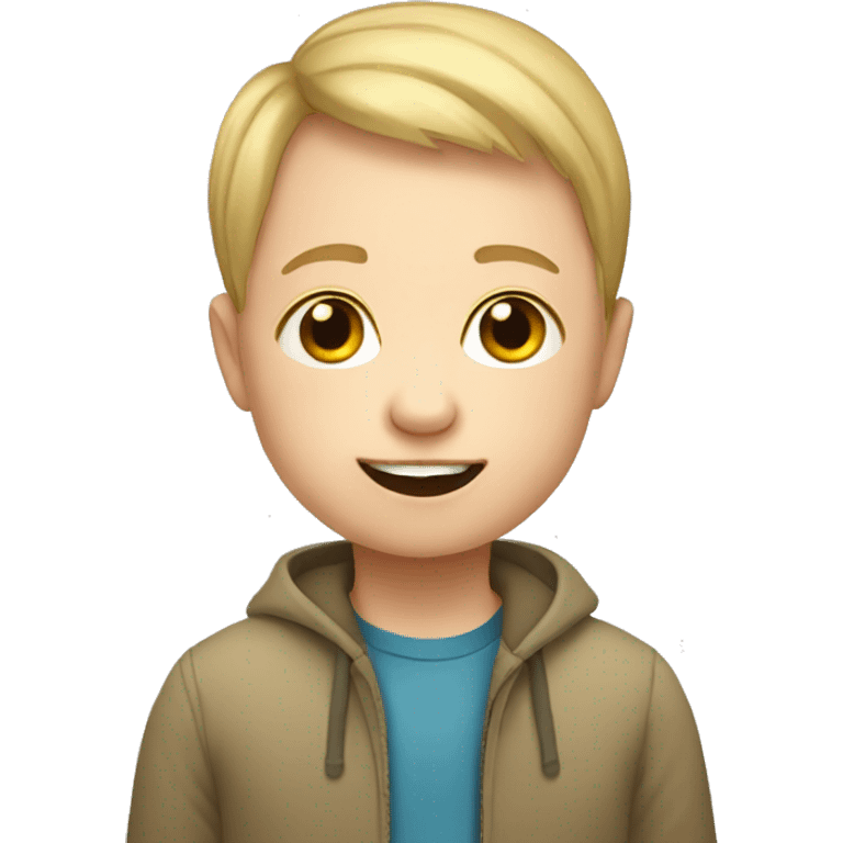 Boy with down syndrome emoji