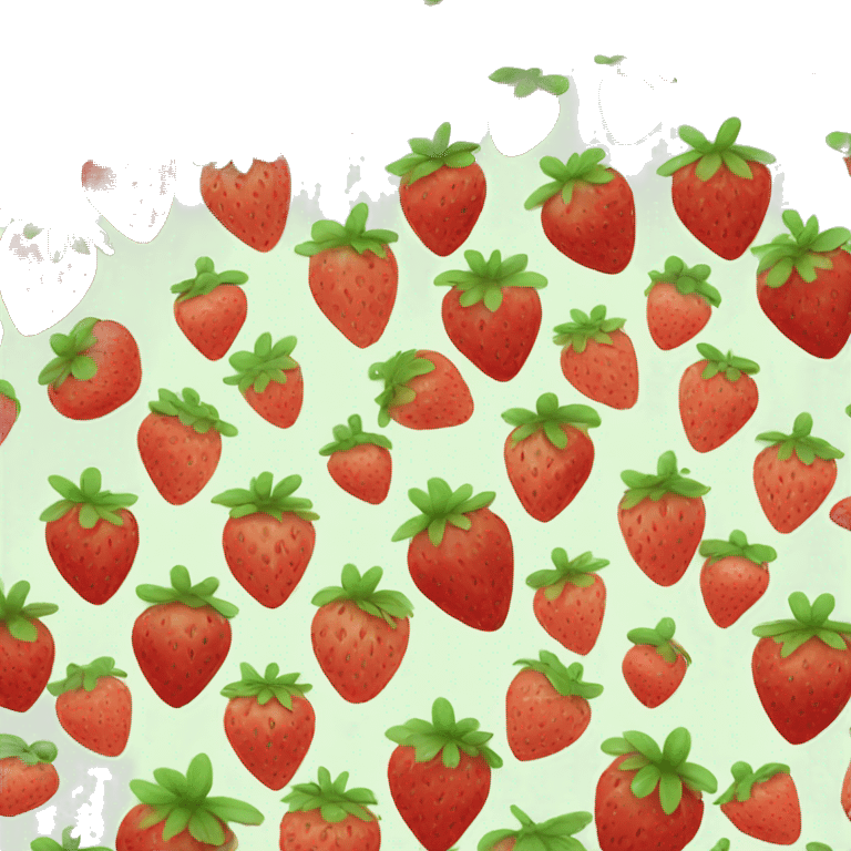 Strawberry matcha emoji