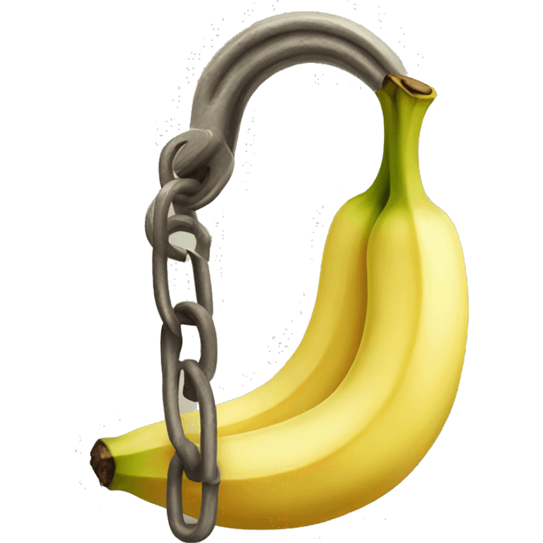 Banana locked  emoji