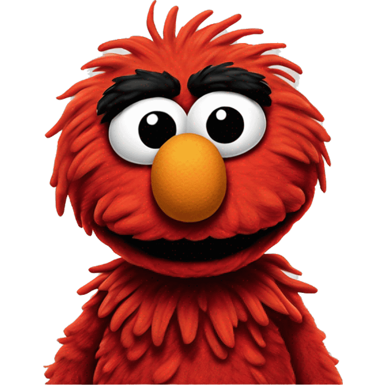 Elmo Sesame Street looks confused Elmo Sesame Street looks confused emoji