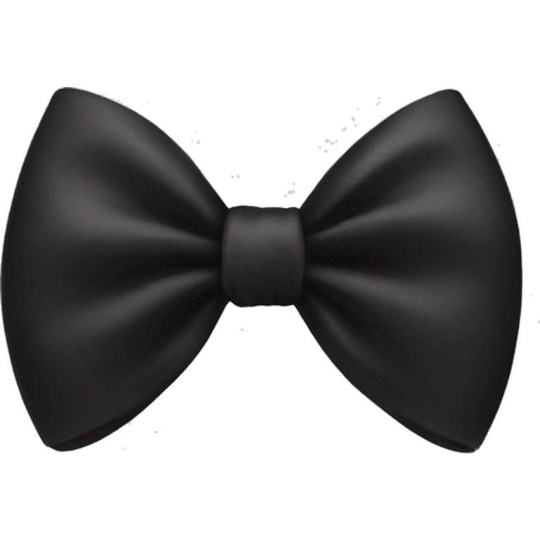 Black bow emoji