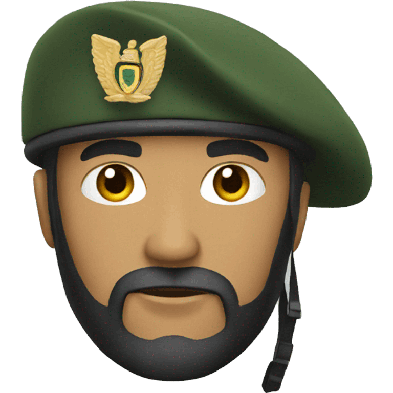 green beret emoji