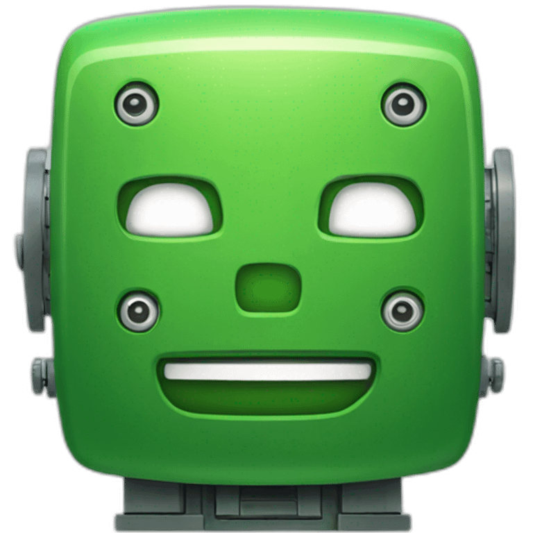 Green-square-robot-animated-face emoji