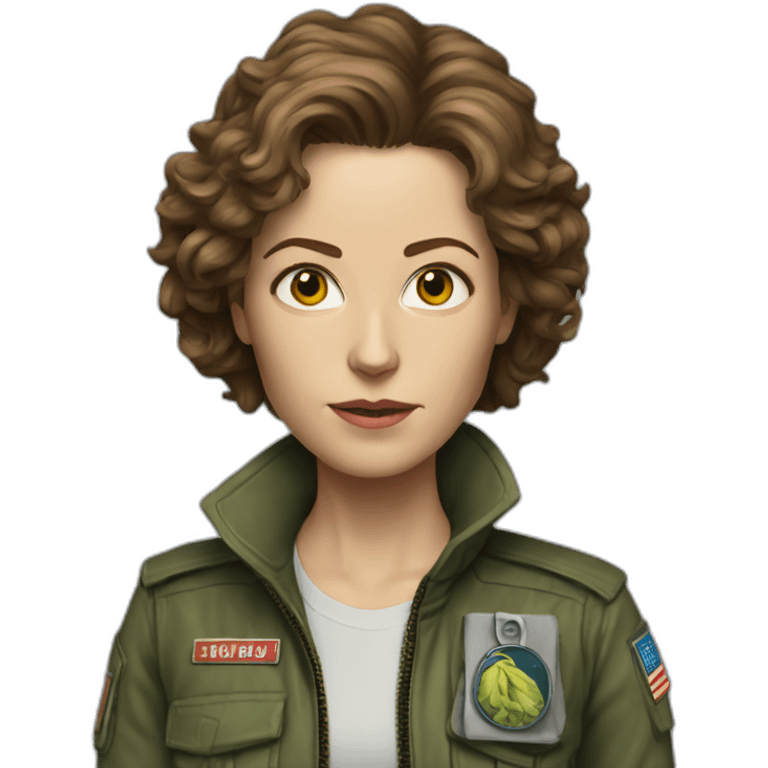 hyperrealistic ellen ripley emoji