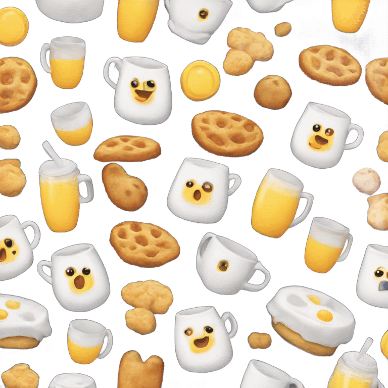 Breakfast pajamas  emoji