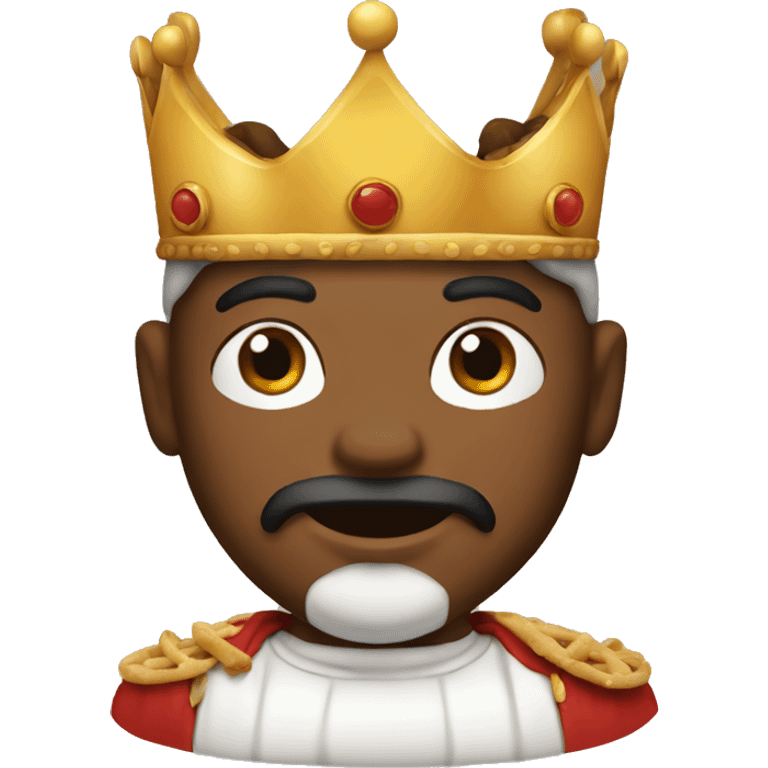 king with burguers emoji