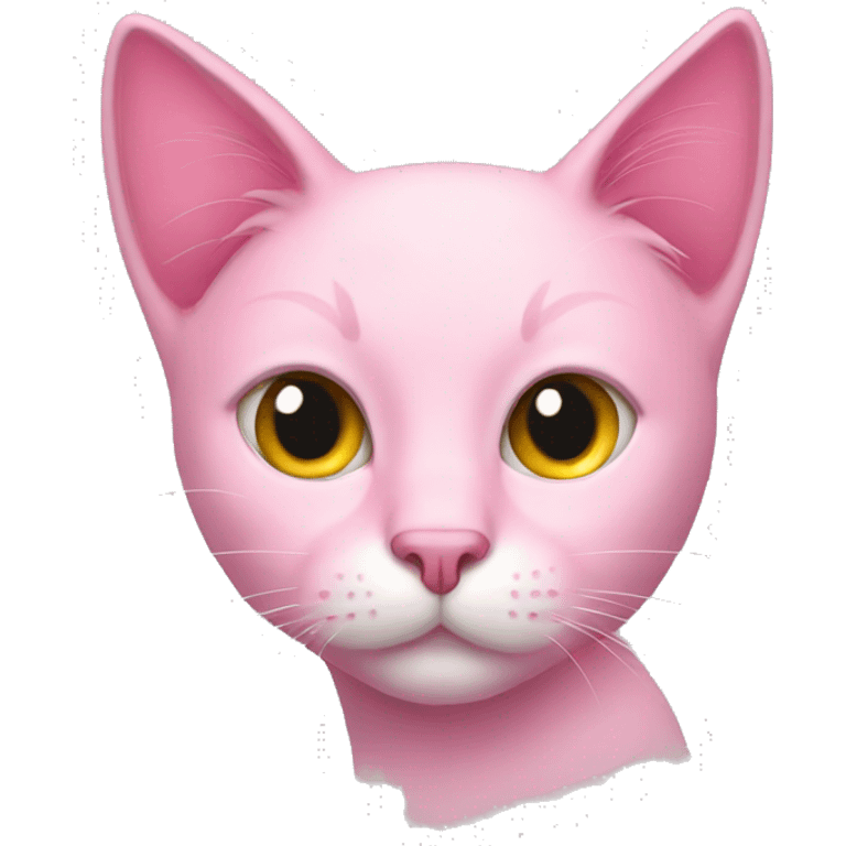 Pink cat emoji