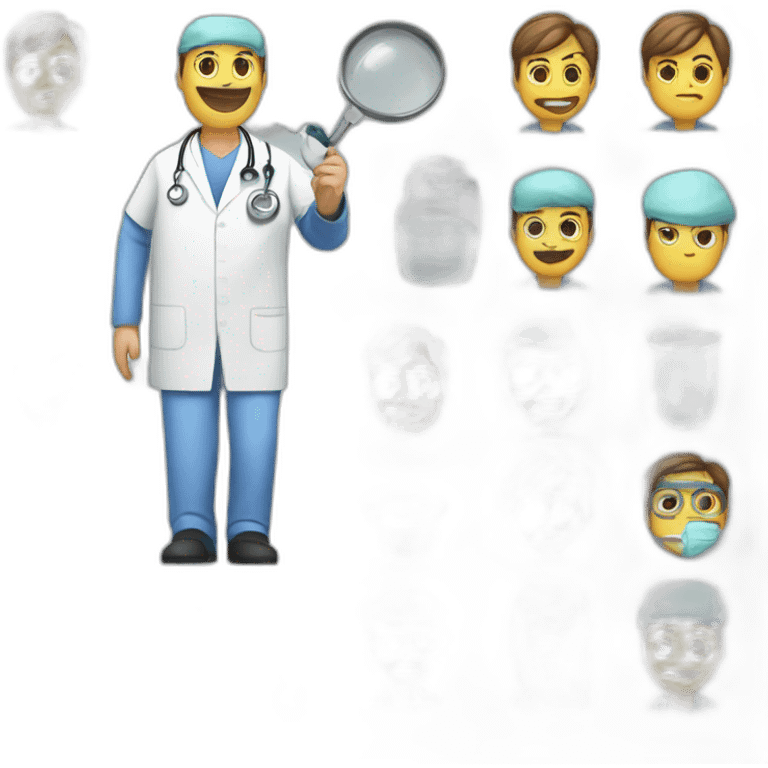 bariatric surgeon studiying emoji