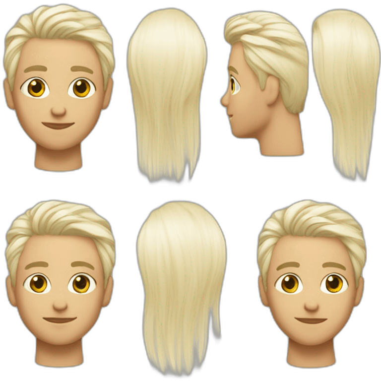 Daniel nass brazilian white hazel hair emoji